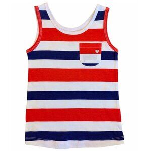 3T NWOT Carter's Patriotic Striped Tanktop Tee